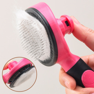 Peigne à poils pour animaux de compagnie, pour chats et chiens, élimine les poils lâches, outil de toilettage en matériau ABS - Product Image 2