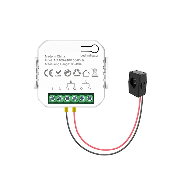 Tuya Wifi Intelligent Energy Meter Solar Pv System Power Production Consumption Bidirectional Monitoring Meter