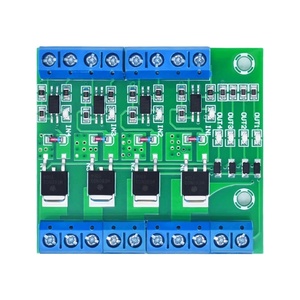 โมดูลอิเล็กทรอนิกส์4ช่องสวิตช์ควบคุมทริกเกอร์พัลส์4แชนเนลใช้ MOSFET รุ่น F5305S ควบคุมแบบ PWM ให้สัญญาณคงที่สำหรับมอเตอร์และไฟ LED - Product Image 2