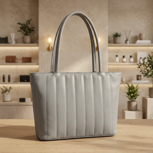 Women's Genuine Leather Clutch Shoulder <b>Bag</b> Dual Shoulder Strap Zipper Closure Waterproof Lightweight <b>Large</b> Capacity Foldable - Product Image 6