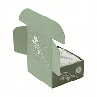 Boîte d'expédition en carton ondulé personnalisée avec logo imprimé en quadrichromie pour les coffrets cadeaux et l'emballage de produits écologiques pour la vente au détail