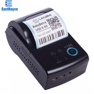ER-5801 Máy In Nhãn Mã Vạch Bluetooth Nối Tiếp USB Biên Nhận Nhiệt 58Mm & Hàng Trắng Đen 2 Inch Miễn Phí Tải Xuống Và Sử Dụng - Product Image 5