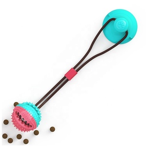 Nouveau disque de succion fuite d'aliments pour animaux de compagnie interactif ventouse boules mâcher <span class=keywords><strong>chien</strong></span> corde jouet - Product Image 2