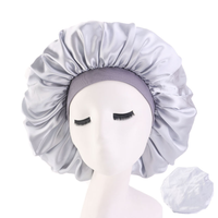 Bonnet en satin personnalisé à faible MOQ, bonnets en soie extra larges avec logo personnalisé JSHOWHI HB-1 Unisexe Printemps/Été