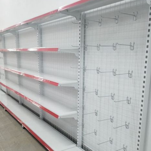 Bán buôn giá rẻ tùy chỉnh kệ đa cấp kim loại kệ hiển thị nhà bếp Snack cửa hàng tạp hóa cửa hàng sân bay siêu thị kệ - Product Image 5