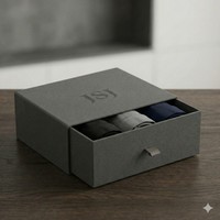 Caja Rígida de Cartón Negra de Lujo para Regalos de Padrinos de Boda con Cierre Magnético y Elegante Laminado Mate