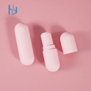 Mini dễ thương Rỗng Mỹ phẩm bao bì Lip Balm Stick container ống bơm lại chất lỏng in ấn màu hồng son môi Ống - Product Image 1