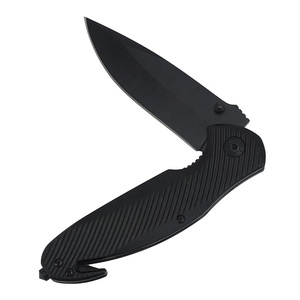 Couteau pliant à lame noire, manche en aluminium, couteau de poche tactique de survie pour <span class=keywords><strong>le</strong></span> camping en plein air avec coupe-corde et <span class=keywords><strong>brise</strong></span>-vitre - Product Image 5