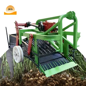 Moissonneuse d'arachides à chaîne montée sur tracteur Moissonneuse de cultures racines Machine pour radis patate douce arachide