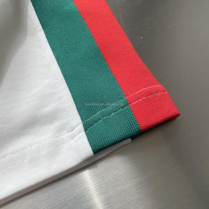 Nouvelle mode mince grande taille bras rayé été à manches courtes T-shirt pour hommes GU <span class=keywords><strong>CCI</strong></span> 100% coton classique uni à manches courtes - Product Image 2