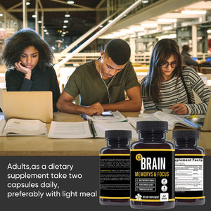 OLLI Envío rápido para Alpha Brain Capsule Premium Citicolina Suplemento cerebral para adultos Mejora del enfoque de memoria OEM/ODM - Product Image 6