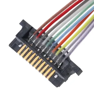 I-PEX DW-5 20598-010T-02 zu I-PEX 20598-010T-02 Mikro koaxialkabel und FPC 10Pin, 0,5mm Abstand