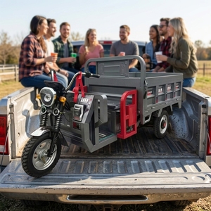 Heavy Duty Pedicab Large <b>Box</b> Open Body Farm Transport Commercial Use Tricycle - Product Image 2
