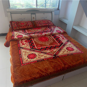 Vente en gros de <span class=keywords><strong>couverture</strong></span> super douce de haute qualité à bas prix ensemble de literie avec taie d'oreiller <span class=keywords><strong>couverture</strong></span> Raschel - Product Image 4