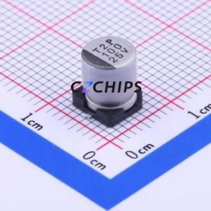 ตัวเก็บประจุอิเล็กโทรไลต์อะลูมิเนียมแบบ SMD รุ่น UWT1E101MCL1GS ขนาด D6.3xL7.7 มม. ความจุ 100uF ค่าความคลาดเคลื่อน 20% แรงดัน 25V กระแสไฟ 136.5mA ความถี่ 10kHz - Product Image 1