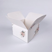 Boîte à gâteau de mariage et d'anniversaire Sunshine Wholesale, boîte à gâteau en carton ivoire biodégradable de qualité alimentaire avec logo