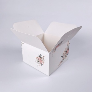 Sunshine Wholesale Wedding Birthday Cake <b>Box</b> Biodegradable Food Grade Sweet Ivory Cardboard Cake <b>Box</b> with Logo - Product Image 4