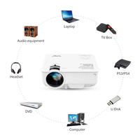 Touyinger-miniproyector led para cine en casa, M4 plus, 720p, HD
