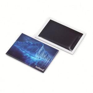 Fashion Creative Map Shape Souvenir Logo Printed Tinplate <b>Fridge</b> Magnet - Product Image 3