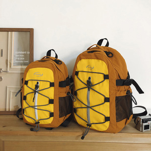 Outdoor Sports <b>Backpack</b> 18 In Splicing Design Adjustable Fit Unisex Hiking Travel Bag - Product Image 2