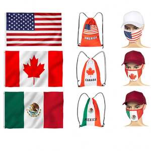 T-shirt en polyester personnalisé par sublimation pour hommes, motif drapeau canadien, doux, avec logo personnalisé, série Canada, pour fans de football et événements sportifs - Product Image 6