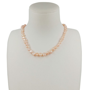 <span class=keywords><strong>Collana</strong></span> a 16 pollici del choker di 40 cm con il fermaglio del commutatore, perla d'acqua dolce naturale di 100%, <span class=keywords><strong>perle</strong></span> <span class=keywords><strong>barocche</strong></span> di 6.5-7.5 MM annodate, bene durevole - Product Image 6