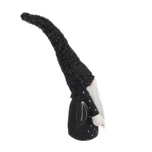 DB Halloween Decorativo 10x3x15,5 Gnomo de tela negra con alas para decoraciones navideñas - Product Image 5