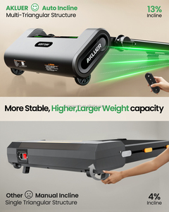 New lauched thông minh có thể gập lại đi bộ Máy chạy bộ văn phòng dưới bàn với nghiêng Chất lượng cao đi bộ Pad - Product Image 5