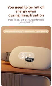 Almohadilla de calefacción, cinturón masajeador abdominal para aliviar el dolor del período, cinturón de masaje cálido Palace - Product Image 4