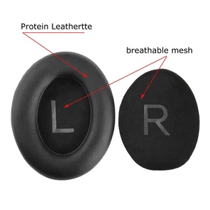 Pour <span class=keywords><strong>Bose</strong></span> <span class=keywords><strong>700</strong></span> NC700 oreillettes en cuir protéiné oreillette antibruit casque mousse à mémoire coussins d'oreille - Product Image 3