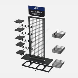 Tùy chỉnh sàn đứng Dây Treo Giỏ móc ngoài trời thiết bị thể thao hiển thị đứng giá kệ cho cửa hàng bán lẻ cửa hàng - Product Image 5