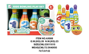 Jouets amusants pour bébés, <span class=keywords><strong>jeu</strong></span> <span class=keywords><strong>de</strong></span> quilles coloré pour enfants, jouets d'extérieur - Product Image 3
