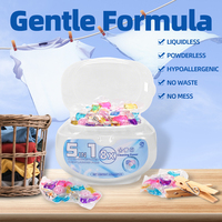 Détergent à lessive concentré 3 en 1 OEM, vente chaude, gel à lessive jetable pour vêtements, capsules de détergent liquide en gros