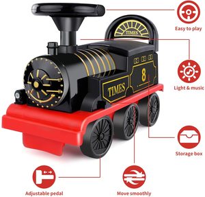 Gran oferta, juego <span class=keywords><strong>de</strong></span> tren <span class=keywords><strong>de</strong></span> ferrocarril eléctrico clásico para montar con <span class=keywords><strong>pistas</strong></span>, juguetes <span class=keywords><strong>de</strong></span> vástago <span class=keywords><strong>de</strong></span> plástico interactivos para interiores para niños alimentados por batería - Product Image 3
