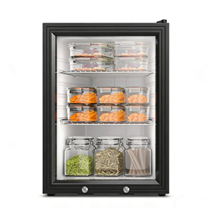 <span class=keywords><strong>Mini</strong></span>-réfrigérateur compact silencieux pour hôtel, bar, avec porte vitrée, <span class=keywords><strong>mini</strong></span>-bar, petit congélateur, armoire à vin, réfrigérateur à thé - Product Image 4