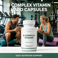 Capsules de vitamines du complexe B |   Complément alimentaire nutritionnel