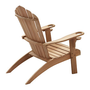 Chaise adirondack en bois massif personnalisable simple et confortable pour l'extérieur Fabricant de meubles OEM du Vietnam - Product Image 3