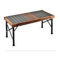 Table de camping pliante IGT en alliage d'aluminium, multifonctionnelle, pour barbecue, ensemble complet, pliable, pour l'extérieur