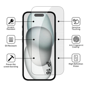 Protector de Pantalla de Vidrio Templado Anti-Caídas para <span class=keywords><strong>iPhone</strong></span> 17 16 15 14 13 <span class=keywords><strong>12</strong></span> <span class=keywords><strong>Pro</strong></span> <span class=keywords><strong>Max</strong></span> Plus Mini, para Tiendas de Reparación de Teléfonos - Product Image 2