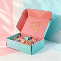 Cajas de Envío Ecológicas Personalizadas de Materiales Reciclados Negros, Caja Corrugada para Regalos con Acolchado de Esponja y Relieve