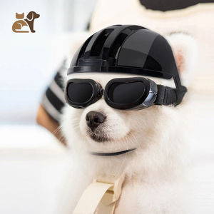 <span class=keywords><strong>Casque</strong></span> de sécurité pour <span class=keywords><strong>chien</strong></span>, <span class=keywords><strong>casque</strong></span> de moto avec ouvertures pour les oreilles, pour chiens de petite et moyenne taille - Product Image 1