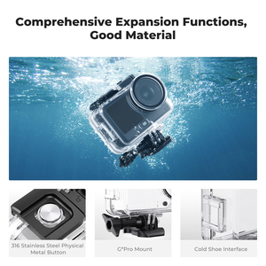 Étui de protection étanche K&F Concept 60M/196FT pour plongée profonde avec coque de protection et poignée flottante pour DJI Osmo Action 6 – Vente en gros - Product Image 6