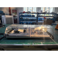 Mini Barra de luz de emergencia giratoria de alta calidad de 20 pulgadas y 25 pulgadas con bombilla de 35W en el interior de DC12V o 24V ámbar o transparente TBD1716