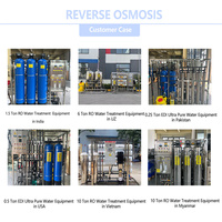 Machine de traitement purifiée par RO automatique commerciale de 0.5 tonnes par heure système de filtre à osmose inverse usine d'eau pour la dialyse