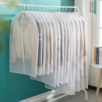 Sac de rangement pliable haute qualité pour vêtements, housse anti-poussière pour robes, organisateur de mariage, sac de costume transparent imperméable à suspendre – Offre Spéciale