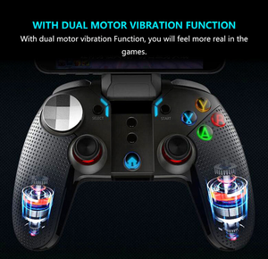 TGS Wireless Gamepad Pengontrol Ponsel Android untuk Permainan Joystick P3 Getaran Motor Ganda Turbo Ergonomis /2.4G/USB 12H - Product Image 2