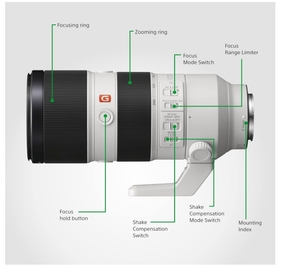 Appareil photo numérique professionnel 99 % neuf avec objectif FE 70-200 mm F/2.8 GM OSS et accessoires, objectifs d'appareil photo numérique 99 % neufs - Product Image 4