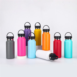 Bouteille de sport isotherme en acier inoxydable 304 mat de 32 oz avec logo personnalisé, en plastique pulvérisé, avec poignée, pour le camping et les activités de plein air - Product Image 5