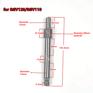 Composant essentiel d'arbre de démarreur de moto <span class=keywords><strong>RGV</strong></span> 110 120 de haute qualité pour les systèmes de carrosserie - Product Image 1