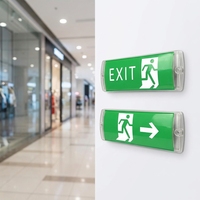 La lampe de secours LED à LED rechargeable IP65 la plus populaire avec batterie de secours de 1500 mAh et éclairage d'urgence de 3 heures